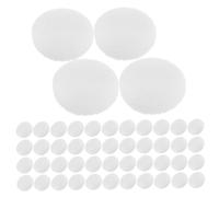 DECORNIJIA 100pcs Makeup Sponge Pads for Face and Eye Foundation Application Soft Cosmetic Puff Refills for Dry and Wet Powder Quick Replacement Beauty Tools for Precise Makeup