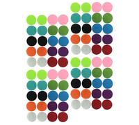 DECORNIJIA 100Pcs Mixed Color Cotton Aroma Pads Refillable Diffuser Pads Essential Oil Replacement for Home Aromatherapy and Reed Diffuser Accessories