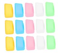 DECORNIJIA 100pcs Mixed Color Toothbrush Head Covers Portable Protective Caps for Travel and Home Use Lightweight Compact Toothbrush Accessories for Hygiene and Cleanliness