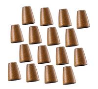 DECORNIJIA 100Pcs Natural Drawstring Cord Locks Slide Fasteners for Clothing Accessories Smooth Safe Wooden Rope Ends Stoppers for Tailor Shops Handicrafts and Home Use