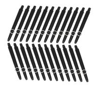 DECORNIJIA 100pcs Nylon Threaded Darts Shafts Accessories Standard Fit for Target Darts Players Durable Black Throwing Shafts for Professional and Amateur Use