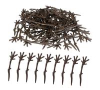 DECORNIJIA 100pcs Snowman Hand Shaped Artificial Tree Stems Smooth DIY Craft Branches Christmas Decoration Accessories for Home Party Festive Ornament