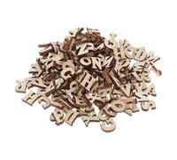 DECORNIJIA 104pcs Natural Wood Alphabet Letters for Crafts Smooth Blank Wooden Cutouts for DIY Painting Party Decorations Home Decor and Creative Handmade Projects