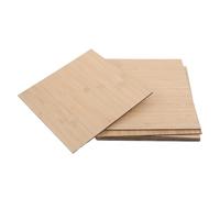 DECORNIJIA 10pcs 15cm Square Wooden Craft Pieces for DIY Handicrafts Thin Wood Boards for Wood Burning and Painting Unfinished Squares for Arts and Crafts Projects