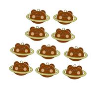 DECORNIJIA 10Pcs Cartoon Style Shaped Charms Creative Pendants for DIY Jewelry for Keychains Necklaces and Bracelets Lovely Design for Fashion Accessories