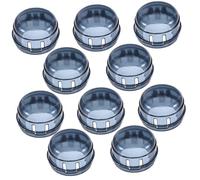 DECORNIJIA 10pcs Childproof Gas Stove Knob Covers for Kitchen Safety Protective Covers Prevent and Pets from Turning Stove Knobs Easy to Clean and Reusable Black