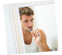 DECORNIJIA 10pcs Compact Travel Toothbrush with Soft Bristles Short Handle for Institutional Use in Prisons Detention Centers Mental Hospitals Featuring Self-harm Prevention and Standup