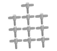 DECORNIJIA 10pcs Drum Set Screws Cymbal Wing Screws Top Bolts Sturdy M6x10mm Metal Fasteners for Drum Kit Hardware Accessories for Cymbal Stand Assembly and Set Maintenance
