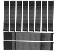 DECORNIJIA 10pcs Elastic Funeral Mourning Armbands with Memorial Respect Bands for Soccer Police Cemetery Multi-use Tribute and Condolence Display