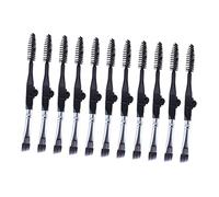 DECORNIJIA 10Pcs Foldable Eyebrow Brush Mini Professional Makeup Brushes for Women Lightweight Eyelash and Eyebrow Brushes Convenient Dual Head Design for Travel and Daily Use