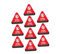 DECORNIJIA 10pcs High Sensitivity Scald Caution Label Stickers for Hot Surfaces Reliable Adhesion Heat Warning Decals Temperature Change Alert Safety Signs for Kitchen Equipment