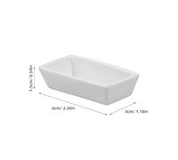 DECORNIJIA 10pcs High Temperature Resistant Ceramic Weighing Dishes Lab Crucible Burning Holders for Chemical Experiments Ash Storage Weigh Boats for Laboratory Use