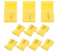 DECORNIJIA 10pcs High Voltage Quick Wire Connectors for Car Speaker and Electric Cable Solderless No Strip Splice Terminals for Auto Wiring and Network Cable Installation