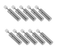 DECORNIJIA 10Pcs Hydraulic Trash Can Dampers Soft Close Piston Replacement Kit White Mini Garbage Can Lid Shock Absorber for Kitchen and Office Wastebins