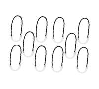 DECORNIJIA 10Pcs Luminous Zipper Ropes for Outdoor Backpacks and Jackets Durable Glow The Dark Pull Rope Heads Easy to Install Safety Markers for Tent and Equipment Visibility