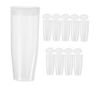 DECORNIJIA 10pcs Makeup Brush Protector Covers Makeup Brush Protector Covers with Secure Fit Sleeve to Prevent Bristle Damage and Slips for Travel and Home Storage