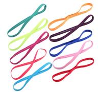 DECORNIJIA 10PCS Non Slip Elastic Sports Headbands for Women Candy Color Stretchy Hair Hoops Breathable Fitness Hair Accessories for Yoga Running Gym and Outdoor Activities