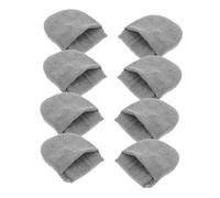 DECORNIJIA 10pcs Oval Car Wax Applicator Pads Buffing Polishing Sponges for Scratch Protection Easy-clean Car Buffer Pads for Professional Shine and Glossy Finish