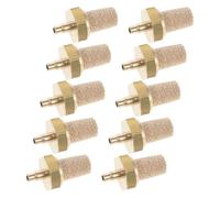 DECORNIJIA 10pcs Pure Copper Filter Nozzle for Fog Machines Compatible M3 M4 Stage Fog Machine Parts Featuring Noise Reduction and Efficient Filtration for Stage Performances