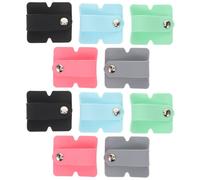 DECORNIJIA 10pcs Reusable Silicone Earphone Cord Organizer Straps with High Elasticity Snap Button Cable Ties for Charging Cables USB Wraps Portable Cord Keepers for Home