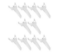 DECORNIJIA 10pcs Root Lifter Clips White Easy High Crown Volume Tool for Women Lightweight Volumizing Hair Clips Precise Bangs Styling No Trace Hair Root Boosting Comb for Celebrations Work