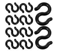 DECORNIJIA 10pcs S-shaped Plastic Brake Line Clips Retainer Cable Clamps Wire Guide Hooks for Vehicle and Truck Brake Cable Management