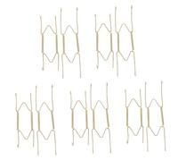 DECORNIJIA 10pcs Shaped Decorative Invisible Plate Hooks Heavy Duty Steel Hangers for Wall Ceilings Garages Copper and Stainless Steel Hanging Hooks for Home and Commercial Use