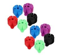 DECORNIJIA 10pcs Silicone Fishing Rod Holder Straps Portable Lure Hook Keeper Fishing Pole Clips for Outdoor Travel Rod Extraction Aid Versatile Organizer for Tidy Gear Storage