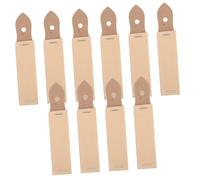 DECORNIJIA 10pcs Sketch Sandpaper Board with Built Pencil Eraser for Artists Portable Sanding Block for Crafts Precise Sharpening Tool for Pastel Sticks Charcoal Crayons Travel-Friendly