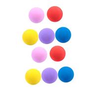 DECORNIJIA 10Pcs Soft Golf Practice Balls Bright Color for Indoor Outdoor Training Safe Sponge Balls for Approach and Full Shot Practice for Beginners and Family Use Random Color