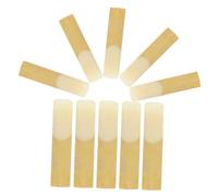 DECORNIJIA 10pcs Tenor Saxophone Reeds Key Strength Replacement Kit for Daily Practice and Performance Smooth Polished Surface Compatible with Tenor Saxophones