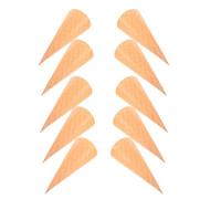 DECORNIJIA 10Pcs Wedding Paper Cones for Flower Packaging Thickened Ice Cream Cone Style Bouquet Wrapping Paper Holder for Party and Craft Decoration