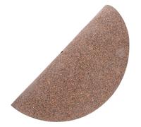 DECORNIJIA 12-inch Cork Vinyl Record Mat No Groove 1mm Thickness Anti-vibration Protective Pad for Turntable Disc Record Player Accessories