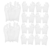 DECORNIJIA 12 Pairs White Cotton Gloves Moisturizing Work Gloves for Adults for Dry Hands Suitable for Work and Formal Occasions
