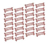 DECORNIJIA 120pcs Miniature Fence DIY Fencing Accessory for Crafting for Micro Landscape Decoration and Animal Models Durable and Realistic Design