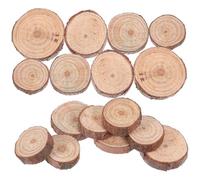 DECORNIJIA 120Pcs Unfinished Solid Wood Circles Round Slices for DIY Crafts Painting Wedding Home Decoration Natural Wooden Discs Multipurpose Craft Supplies