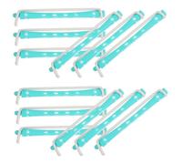 DECORNIJIA 12pcs Colored Hair Rollers Wavy Hair Perm Rods for Women for Retro Curls Beach Waves Durable Reusable Design for Home Salon Use