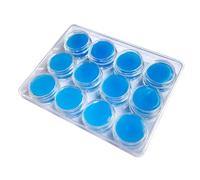 DECORNIJIA 12pcs Diamond Art Wax Glue Clay Sky-blue for Drill Painting Crafting Portable Adhesive Tool for Nail Art Cross-stitch Mobile Decoration DIY