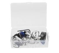 DECORNIJIA 12pcs Guitar Finger Picks Set Stainless Steel Thumb and Index Plectrums for Acoustic Electric Banjo Mandolin Ukulele Metal Picks Bulk for Stable Grip and Bright Tone Performance