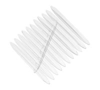 DECORNIJIA 12pcs Invisible Car Door Anti-collision Strips with Strong Adhesive Transparent Bumper Protector Trim for Suv Rv Truck Easy Peel and Stick Edge Guard Scratch-resistant Automotive