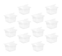 DECORNIJIA 12pcs Jumping Spider Enclosure Plastic Box with Breathable Hole, Portable Household Reptile Box Suitable for Small Animals and Crickets, Multi-function Reptile Cage Snake Accessory