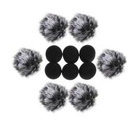 DECORNIJIA 12pcs Lavalier Microphone Wind Guard Accessories Microphone Wind Muff for Conference Recording Covers Lapel Mic Screen Protector Lavalier Mic Cover Small Muff for Lapel