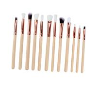 DECORNIJIA 12pcs Professional Makeup Brush Set Eye Makeup Eyeshadow Brushes for Powder Foundation Blending Lip Application