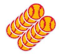 DECORNIJIA 12Pcs Sports Ball Embroidered Appliques Hat Patches Thread Clothes Embellishments DIY Crafting Accessories for Jackets Pants Backpacks and Lightweight