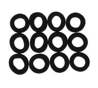 DECORNIJIA 12Pcs Thick Elastic Hair Bands for Women High Stretch Ponytail Holders No Crease Seamless Hair Ties for Bun Messy Bun Comfortable Lightweight