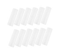 DECORNIJIA 12PCS White Polystyrene Rods Foam Cylinders for DIY Crafts Lightweight Paintable Floral Arrangement Foam Tubes for Early Education and Holiday Decorations