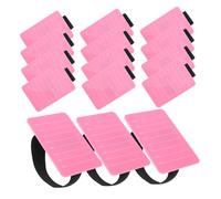 DECORNIJIA 15 Sets Grafting Eyelash Lash Artist Essentials Lash Extension Accessories Women Eyelash Pallet for Women Adhesive Holder Palette Pink