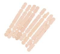 DECORNIJIA 150PCS Wooden Craft Sticks Sawtooth Design DIY Handmade Materials for Decoration and Ice Cream Making Safe Wood for Classroom Party and Group Activities