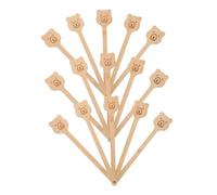 DECORNIJIA 15pcs Bamboo Fan Handles Chinese Style Paper Fan Vintage Oriental Craft Poles for Summer Cooling Weddings Festivals and Art Projects