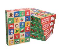 DECORNIJIA 15pcs Day Christmas Countdown Boxes for Sweets Small Shipping Chocolate Decorative Gift Boxes DIY Holiday Treats and Family Fun Advent Calendar